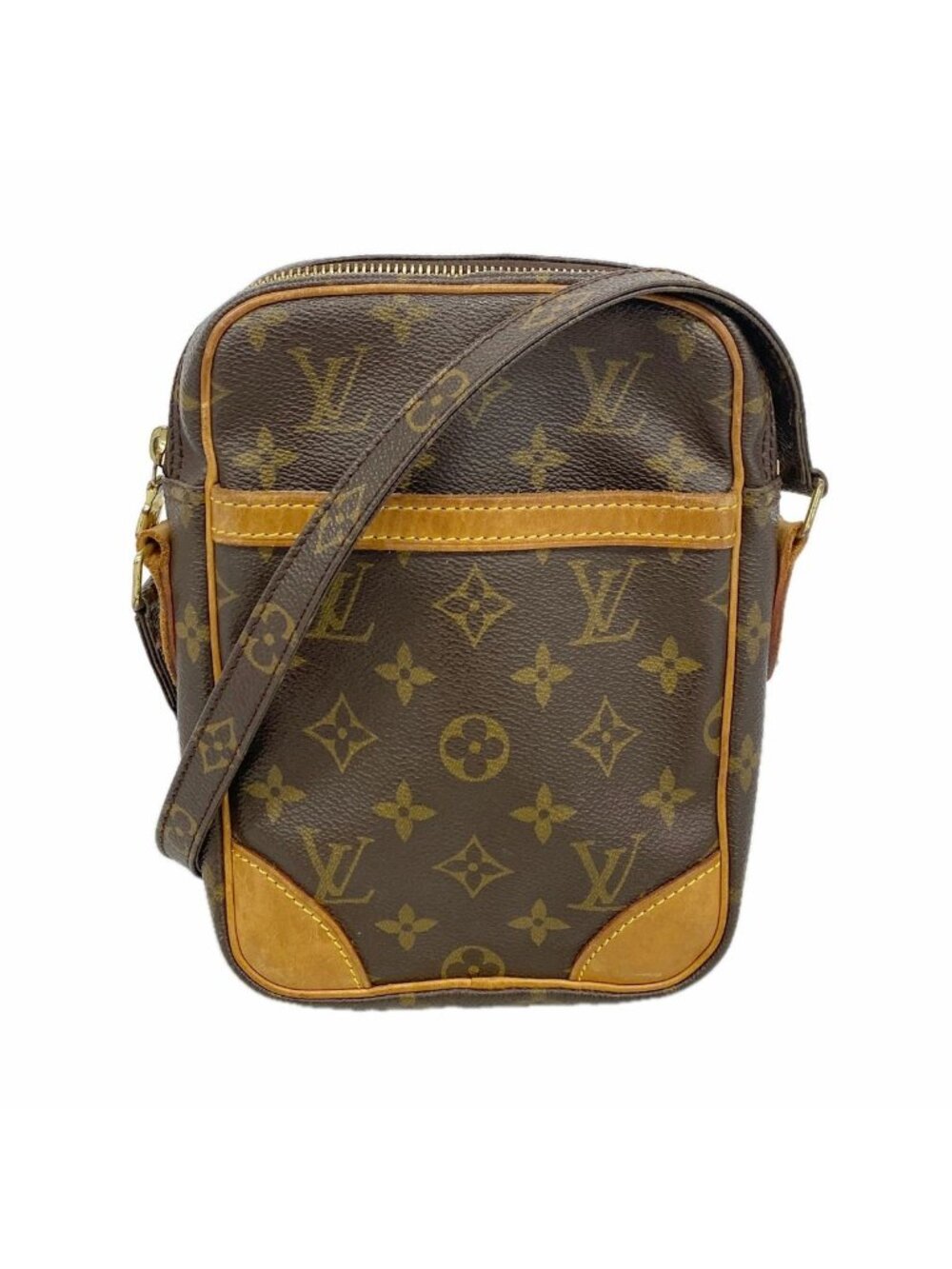 Louis Vuitton Shoulder Bag Monogram Danube Brown